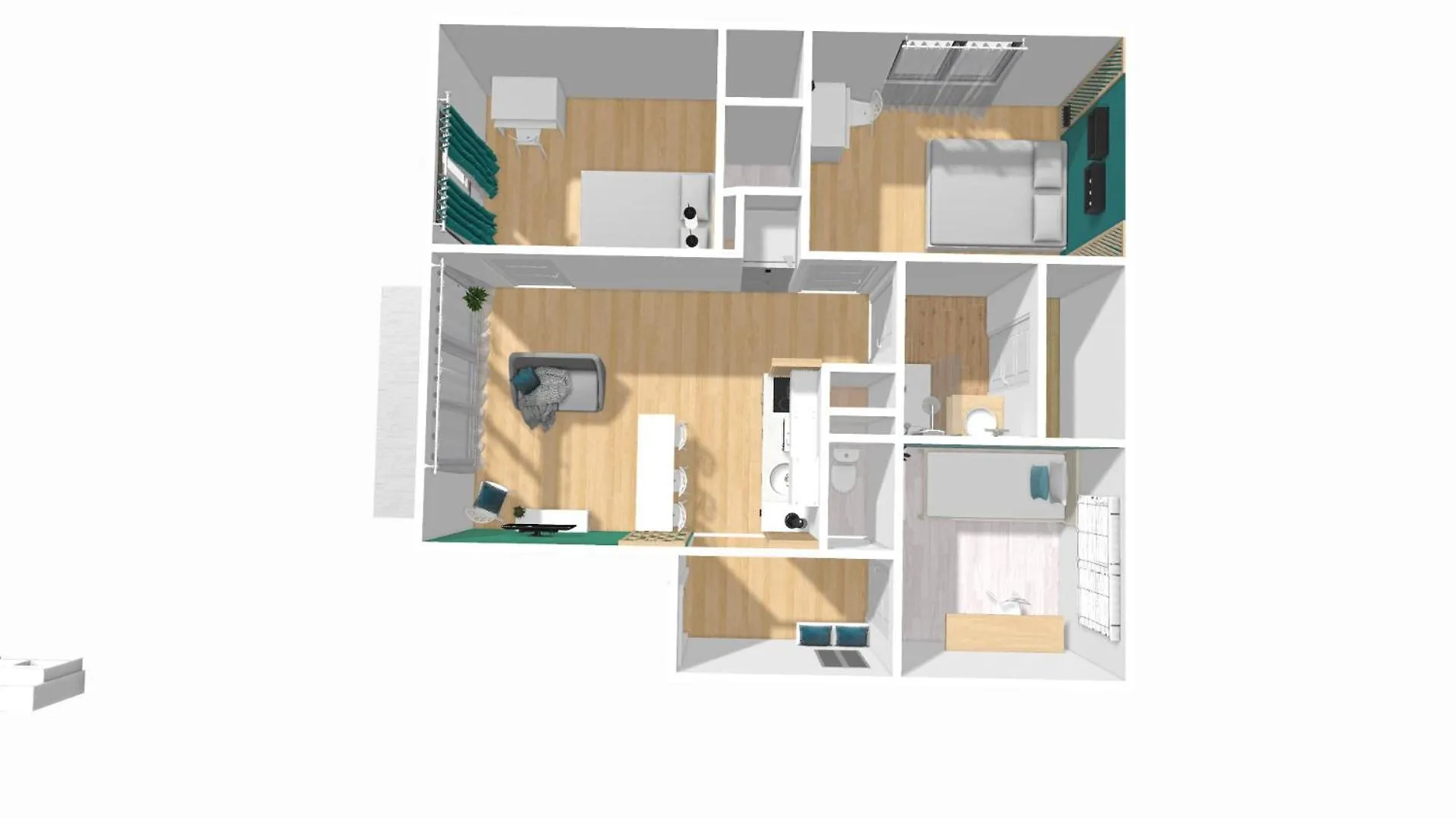 Home Ganusha Cosy 3 Chambres Parking Gratuit Balcon Grenoble 0*,  France
