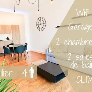 Le Vallier - Spacieux - Garage/clim Appartement